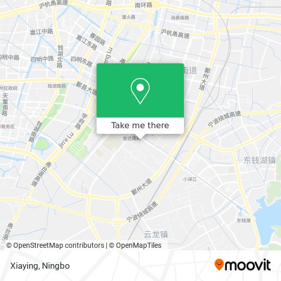 Xiaying map