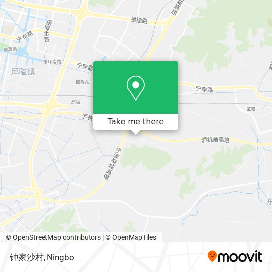 钟家沙村 map