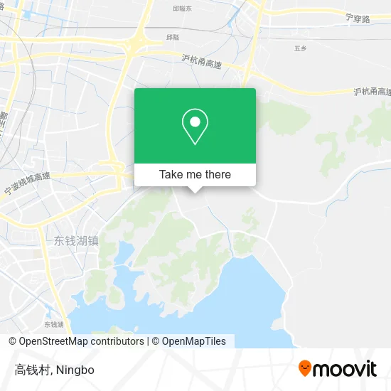 高钱村 map