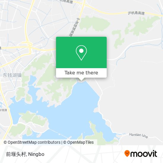 前堰头村 map