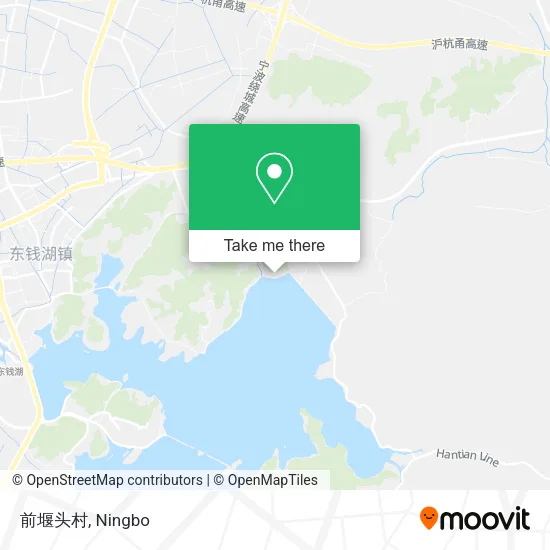 前堰头村 map