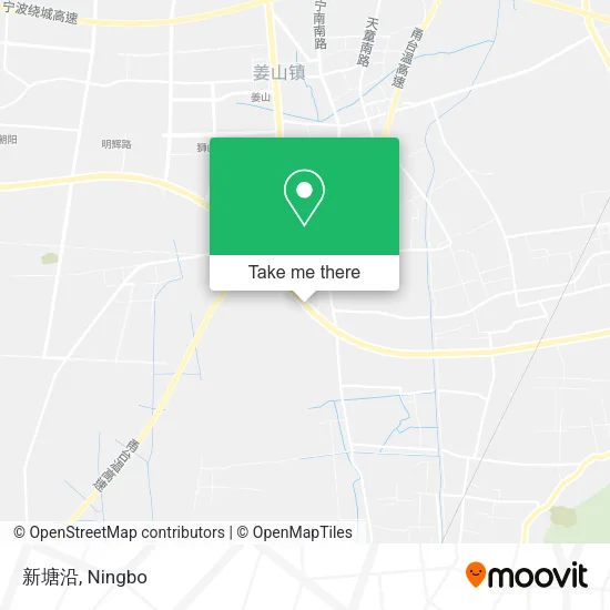 新塘沿 map