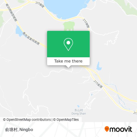 俞塘村 map