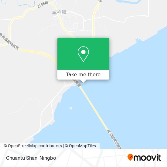 Chuantu Shan map