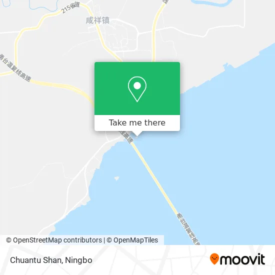Chuantu Shan map