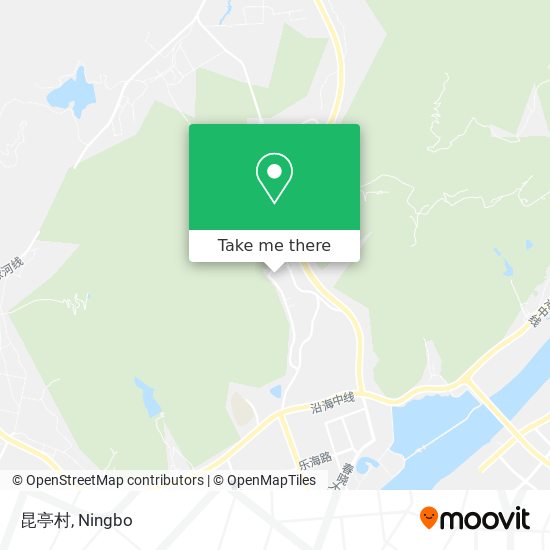 昆亭村 map