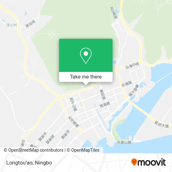 Longtou’ao map