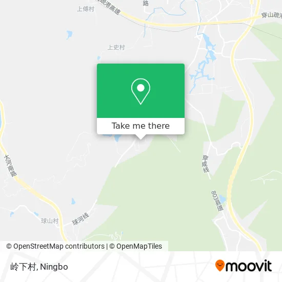 岭下村 map