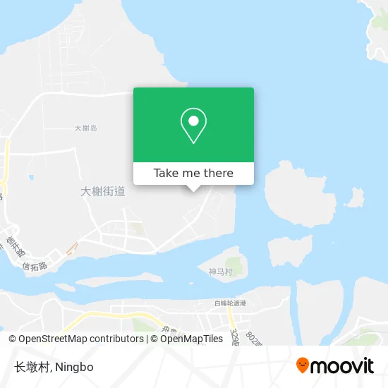 长墩村 map