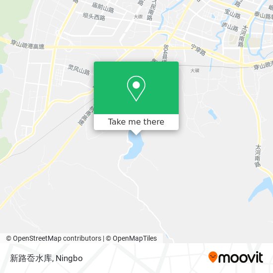 新路岙水库 map