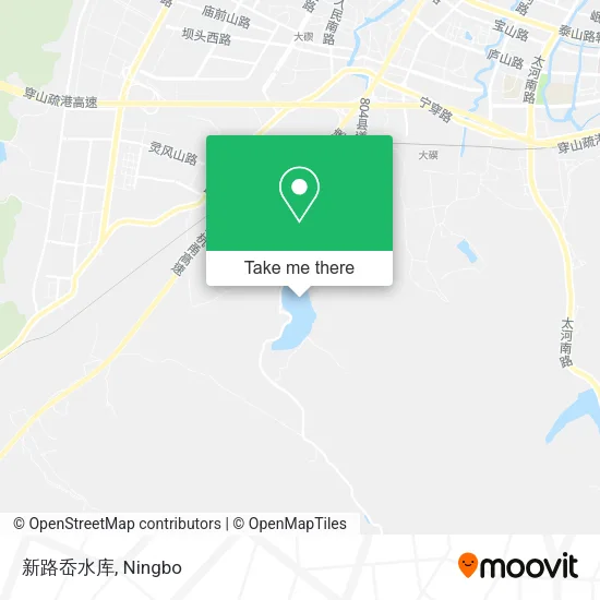 新路岙水库 map