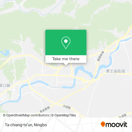 Ta-chiang-ts’un map