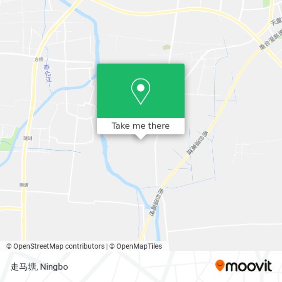 走马塘 map