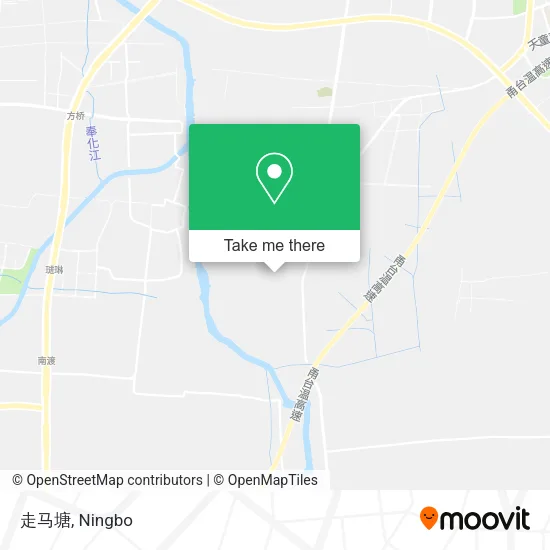 走马塘 map