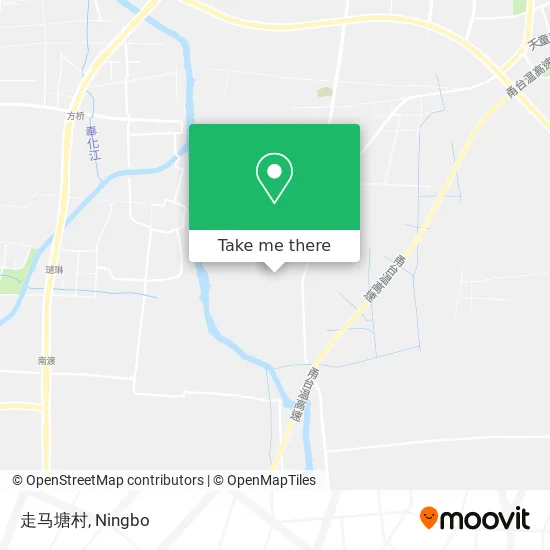 走马塘村 map
