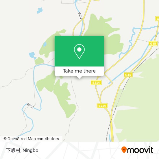 下畈村 map