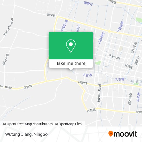 Wutang Jiang map