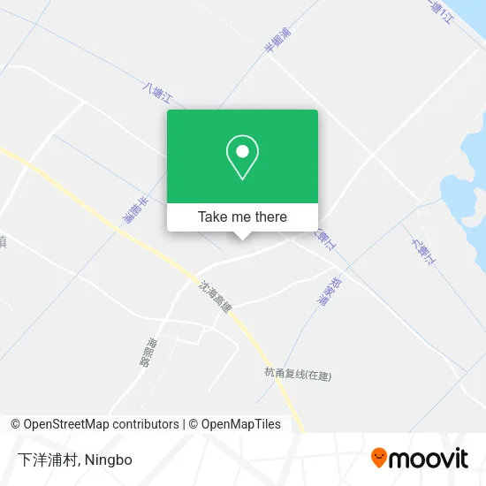 下洋浦村 map