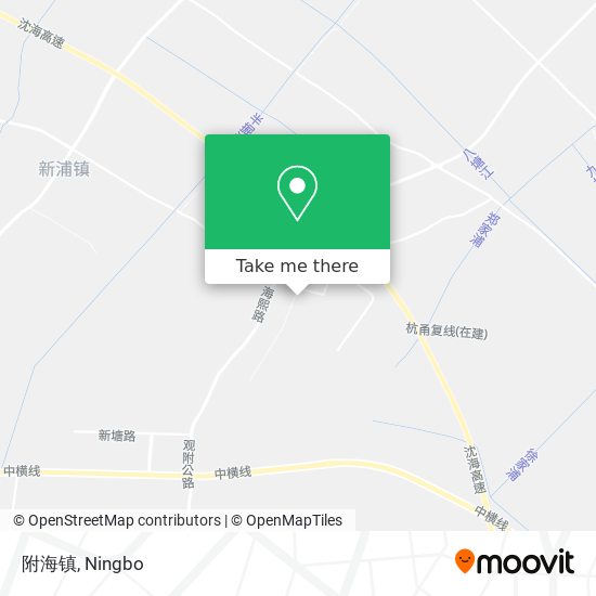 附海镇 map