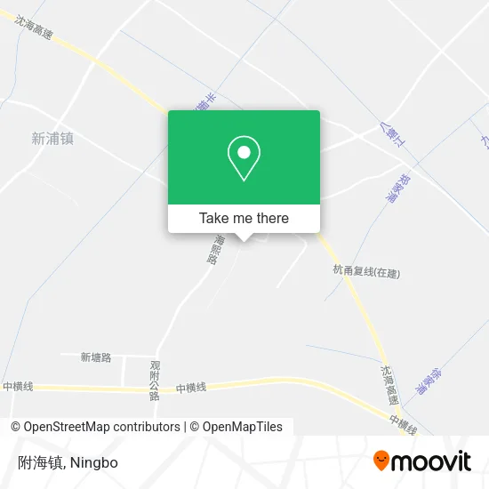 附海镇 map