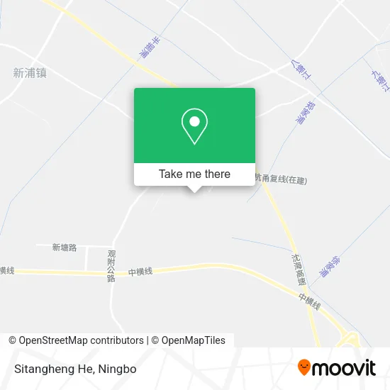 Sitangheng He map