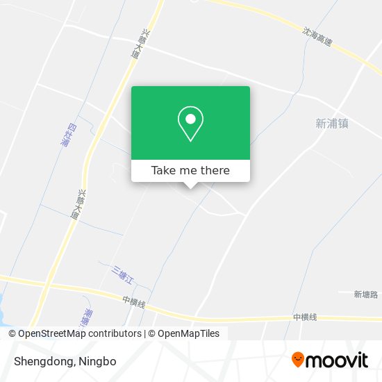 Shengdong map