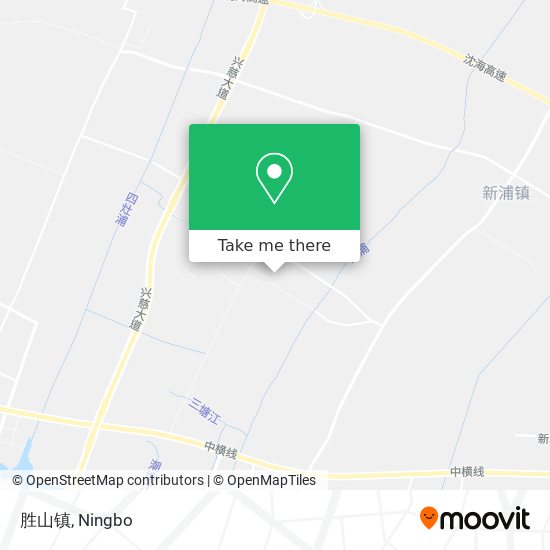 胜山镇 map