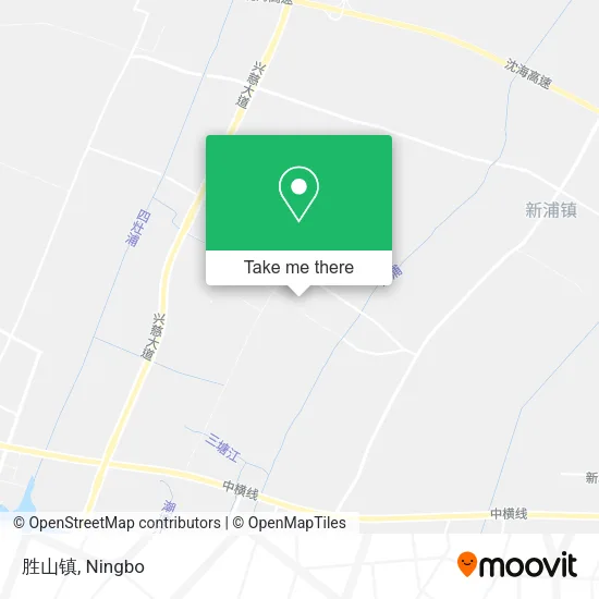 胜山镇 map