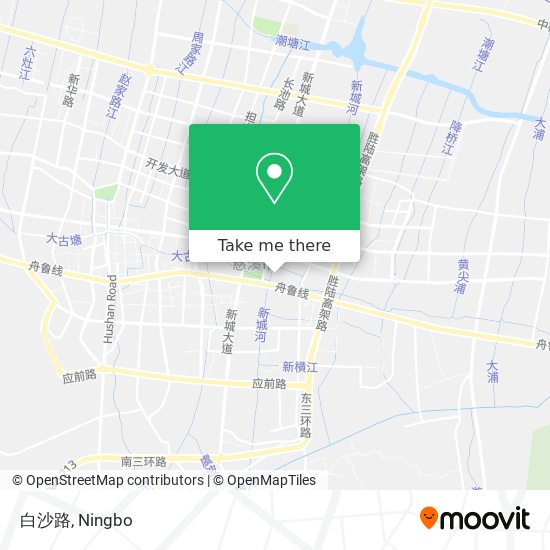 白沙路 map