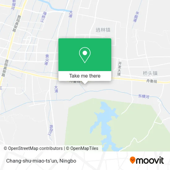 Chang-shu-miao-ts’un map