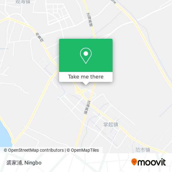 裘家浦 map