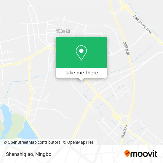 Shenshiqiao map