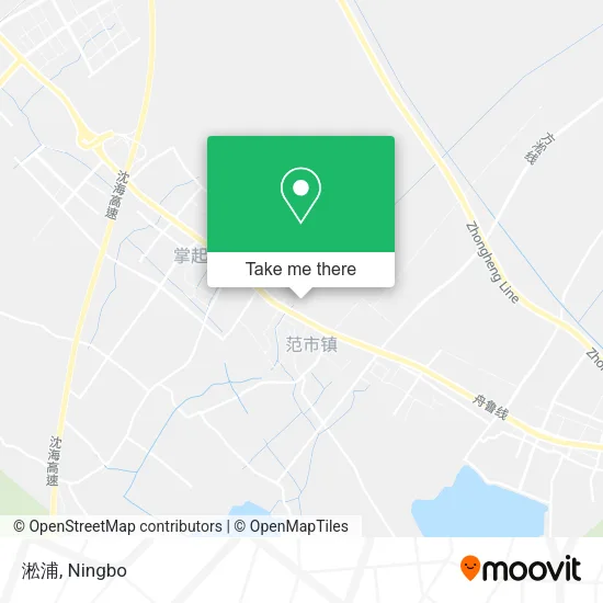 淞浦 map