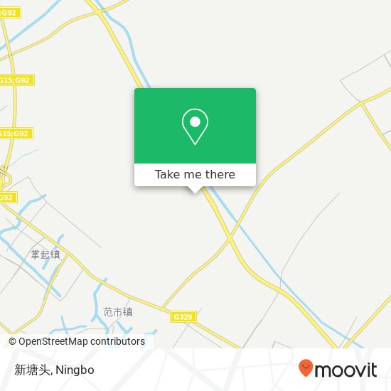 新塘头 map