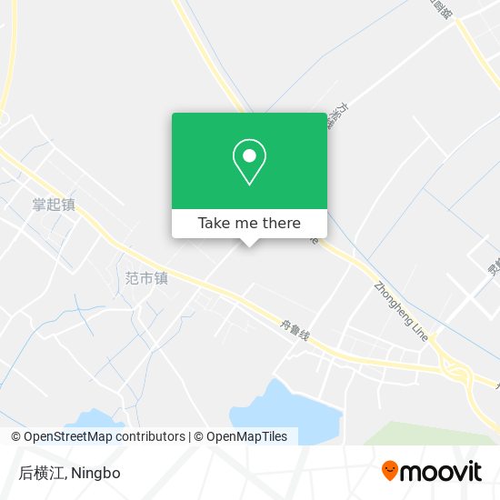 后横江 map