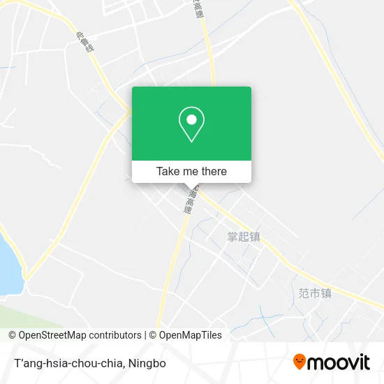 T’ang-hsia-chou-chia map