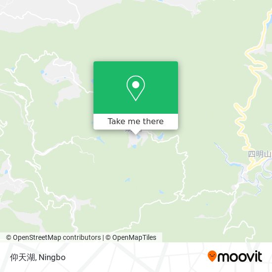 仰天湖 map
