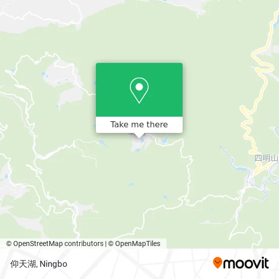 仰天湖 map