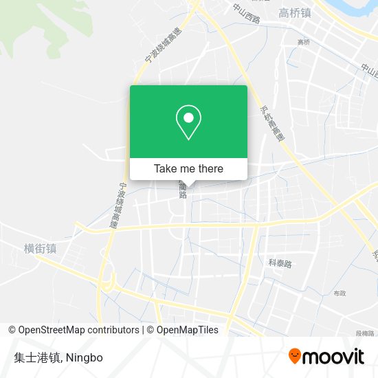 集士港镇 map