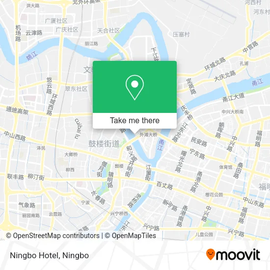 Ningbo Hotel map