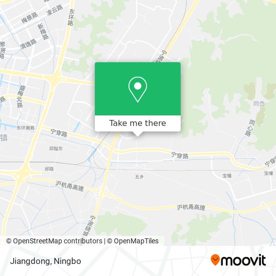 Jiangdong map