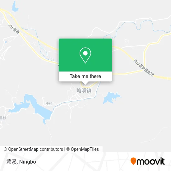 塘溪 map