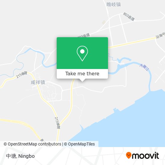 中塘 map