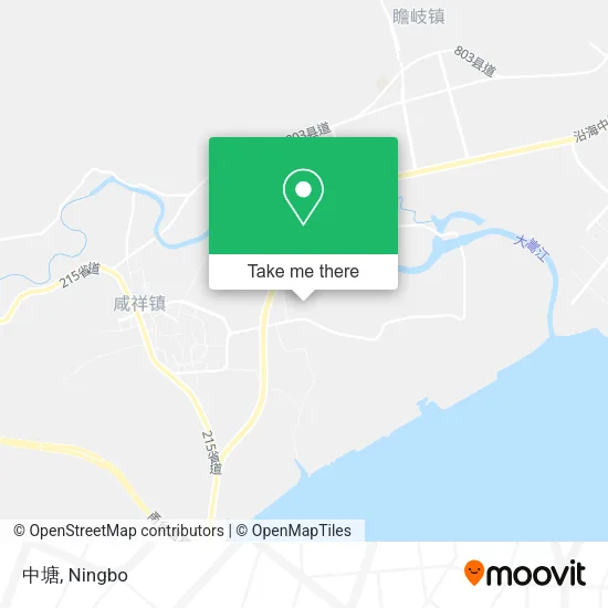 中塘 map