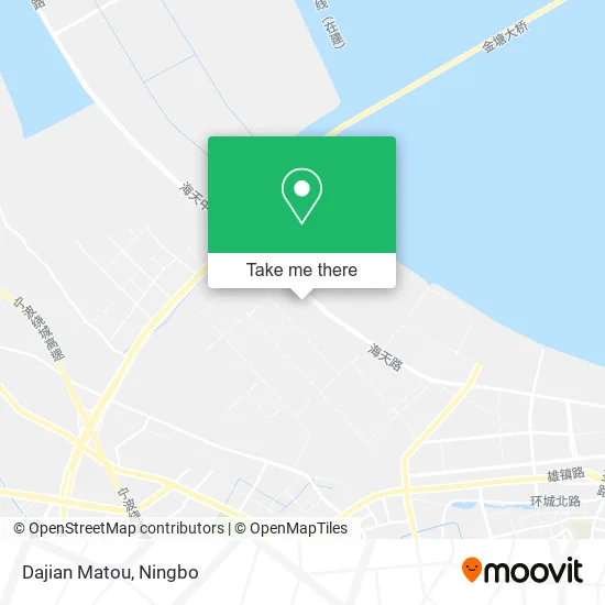 Dajian Matou map