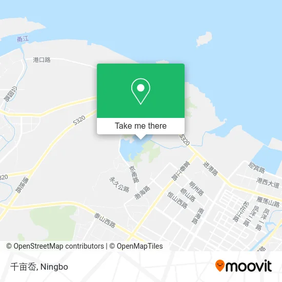 千亩岙 map