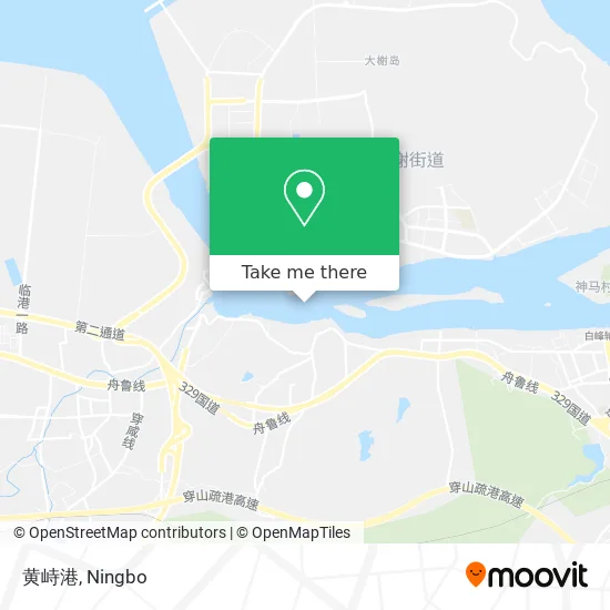 黄峙港 map