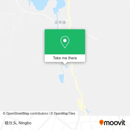 横坎头 map