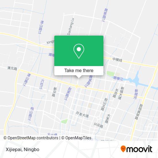 Xijiepai map
