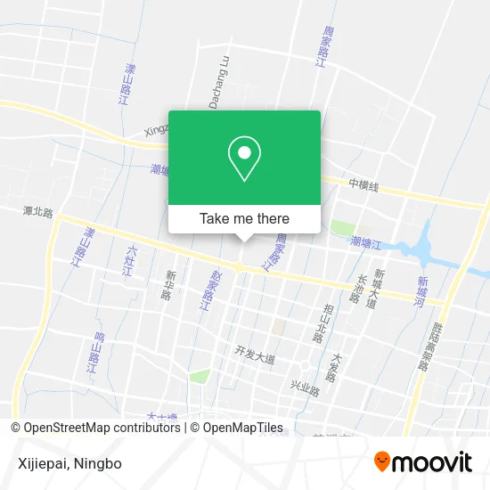 Xijiepai map